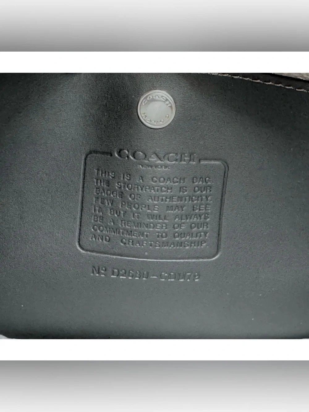 COACH Mott Messenger Bag 33 In Loved Leather, BLACK/LIGHT TAN